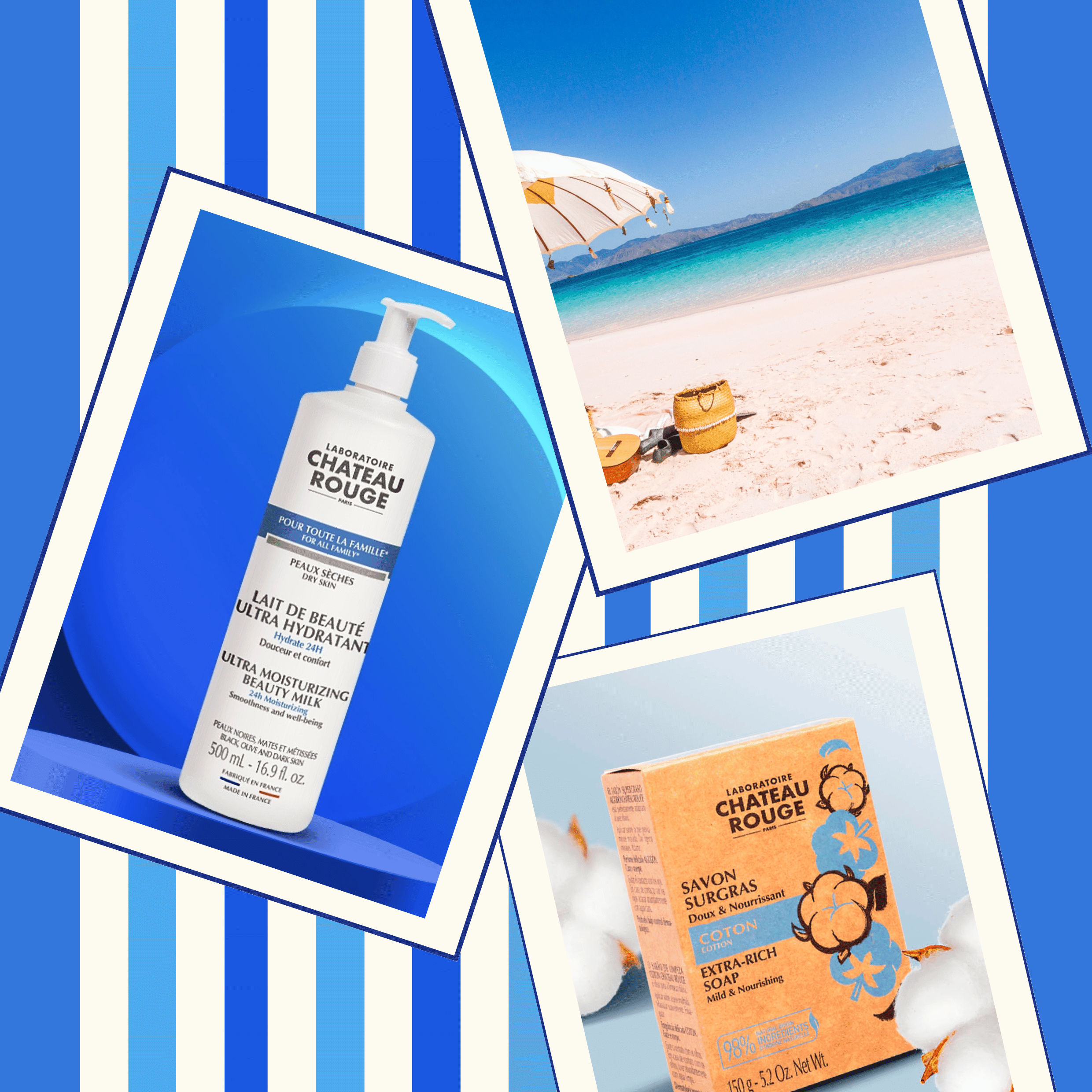 Laboratoire Château Rouge BOX "HELLO SUMMER" Box Beauté Hello Summer – Coffret Soins Spécial Été Laboratoire Chateau Rouge