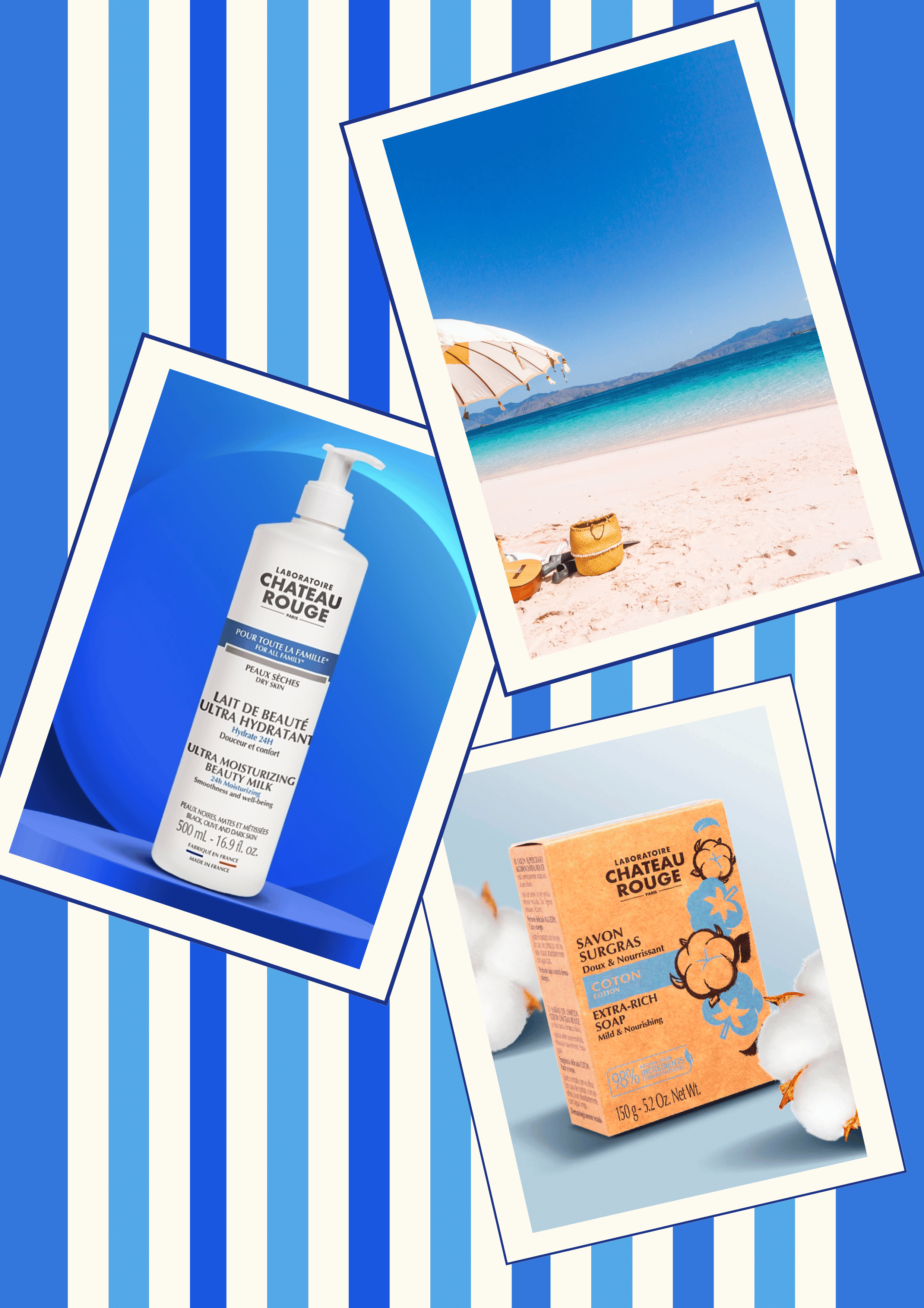 Laboratoire Château Rouge BOX "HELLO SUMMER" Box Beauté Hello Summer – Coffret Soins Spécial Été Laboratoire Chateau Rouge