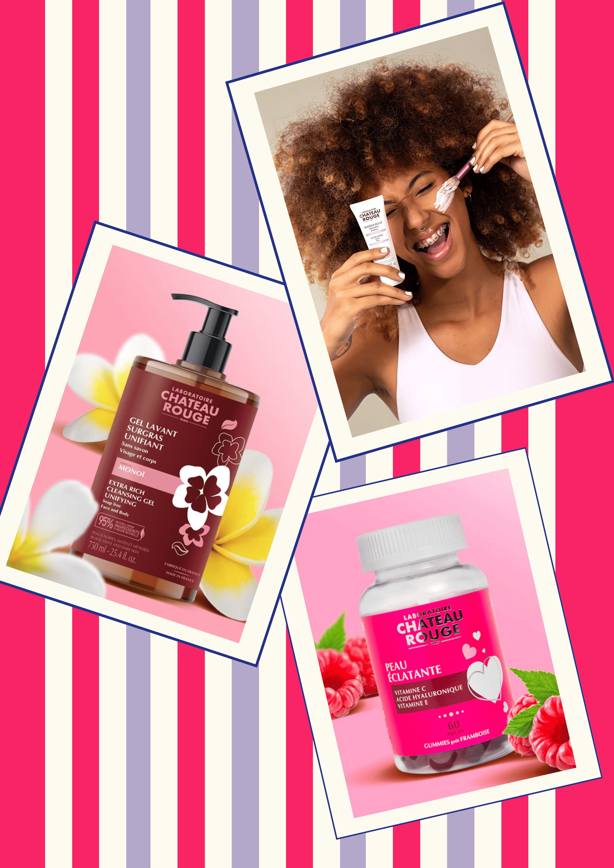 Laboratoire Château Rouge Coffret COFFRET  ♥ Coffret Cadeau Beauté – Coffret Soin à Offrir ♥ Laboratoire Chateau Rouge