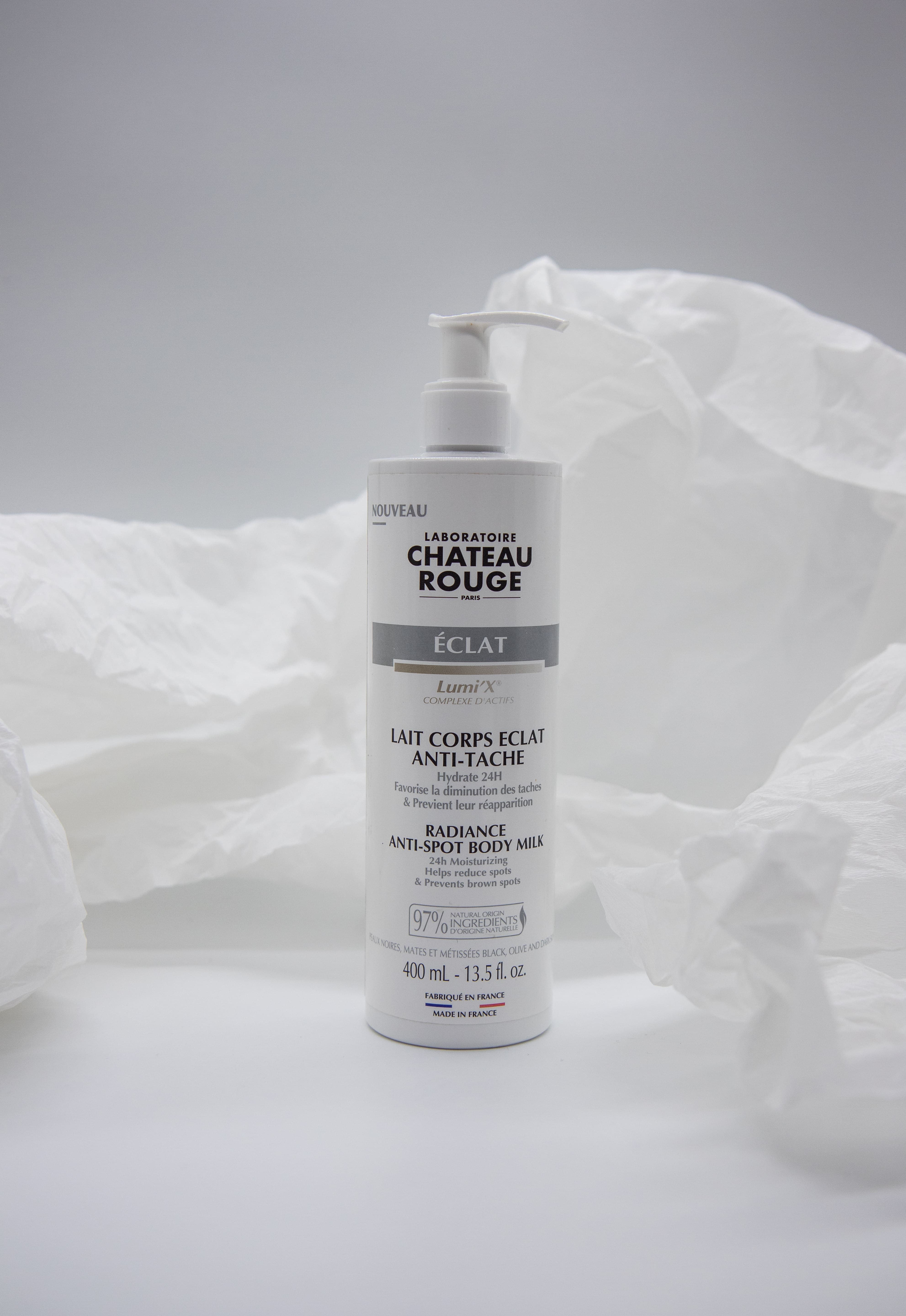 Laboratoire Château Rouge Crème LAIT CORPS ECLAT ANTI-TACHE Lait Corps Anti-Taches – Soin Éclat & Teint Plus Uniforme Laboratoire Chateau Rouge