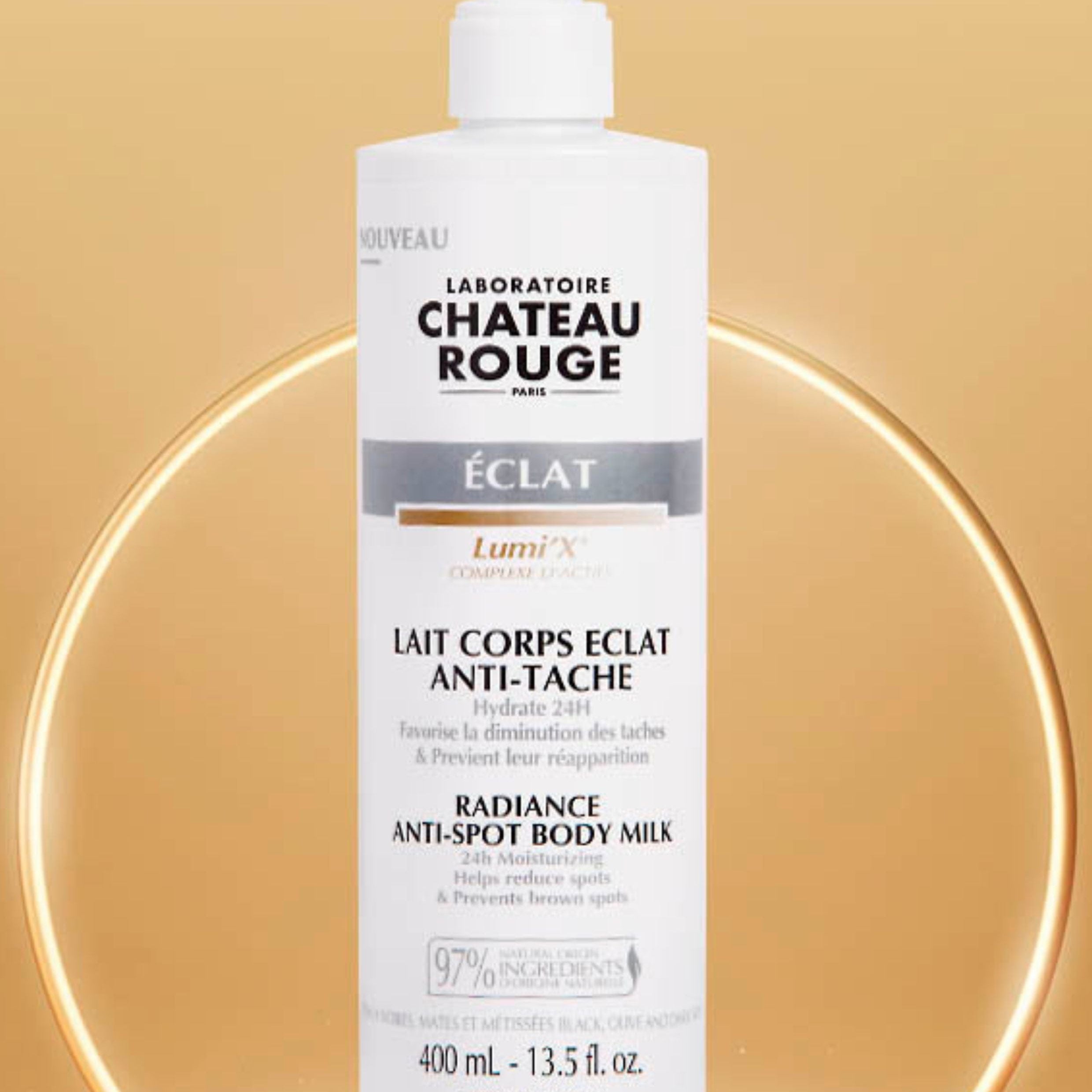 Laboratoire Château Rouge Crème LAIT CORPS ECLAT ANTI-TACHE Lait Corps Anti-Taches – Soin Éclat & Teint Plus Uniforme Laboratoire Chateau Rouge