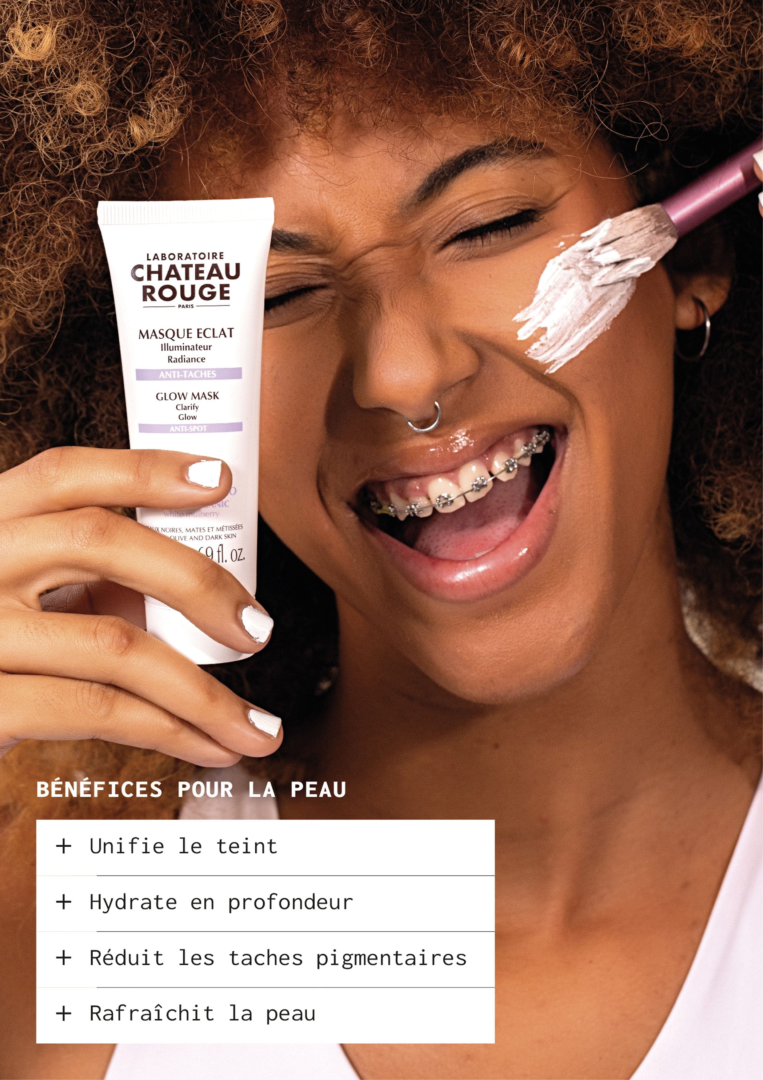 Laboratoire Château Rouge Crème MASQUE ECLAT MURIER BLANC Masque Éclat Visage – Illuminateur au Mûrier Blanc Laboratoire Chateau Rouge