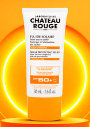Laboratoire Château Rouge FLUIDE SOLAIRE SPF 50+ ANTI TACHE Fluide Solaire SPF 50+ Anti-Taches – Haute Protection UVA/UVB Laboratoire Chateau Rouge