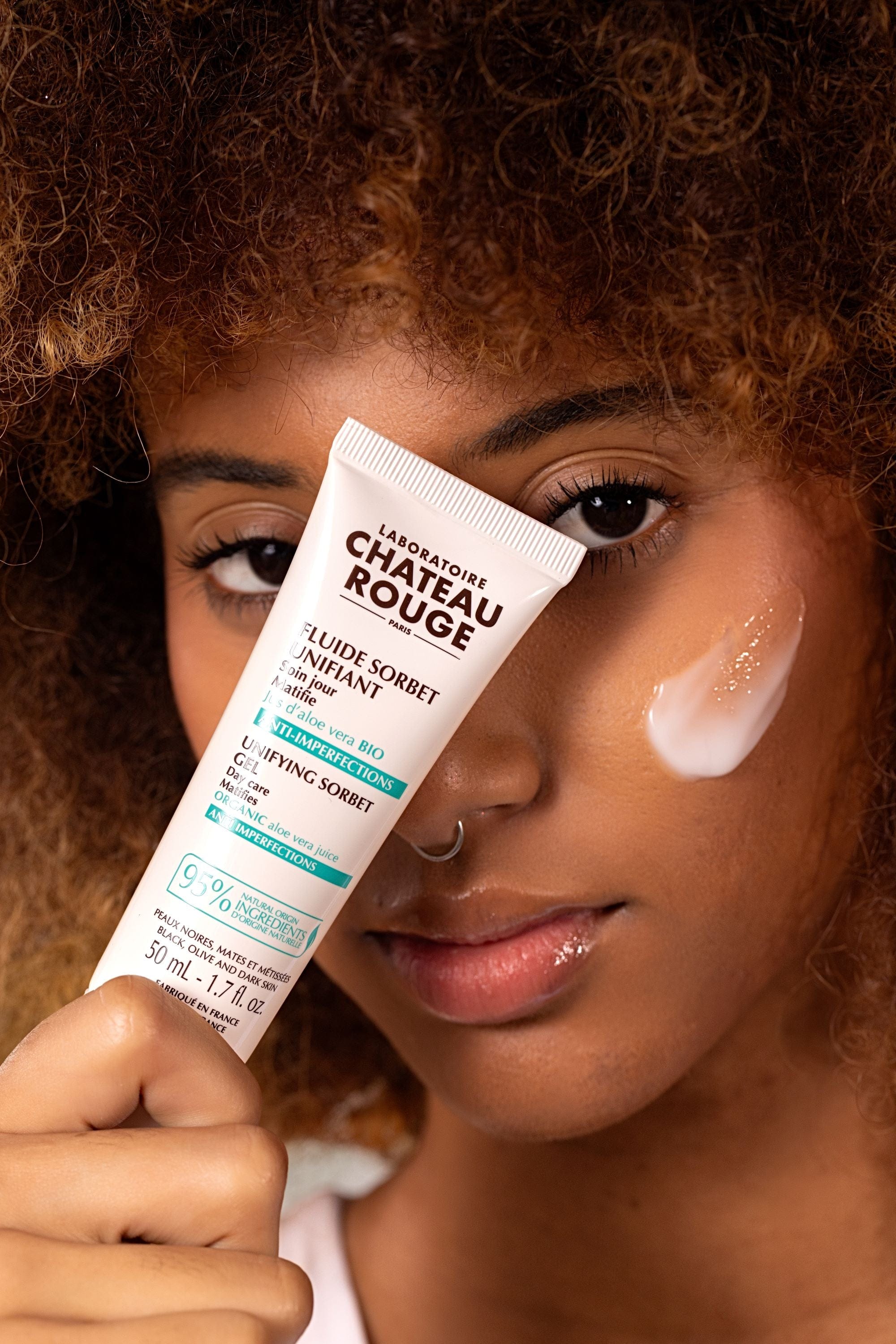 Laboratoire Château Rouge FLUIDE SORBET MATIFIANT Fluide Matifiant Peau Grasse – Hydratation & Anti-Brillance Laboratoire Chateau Rouge