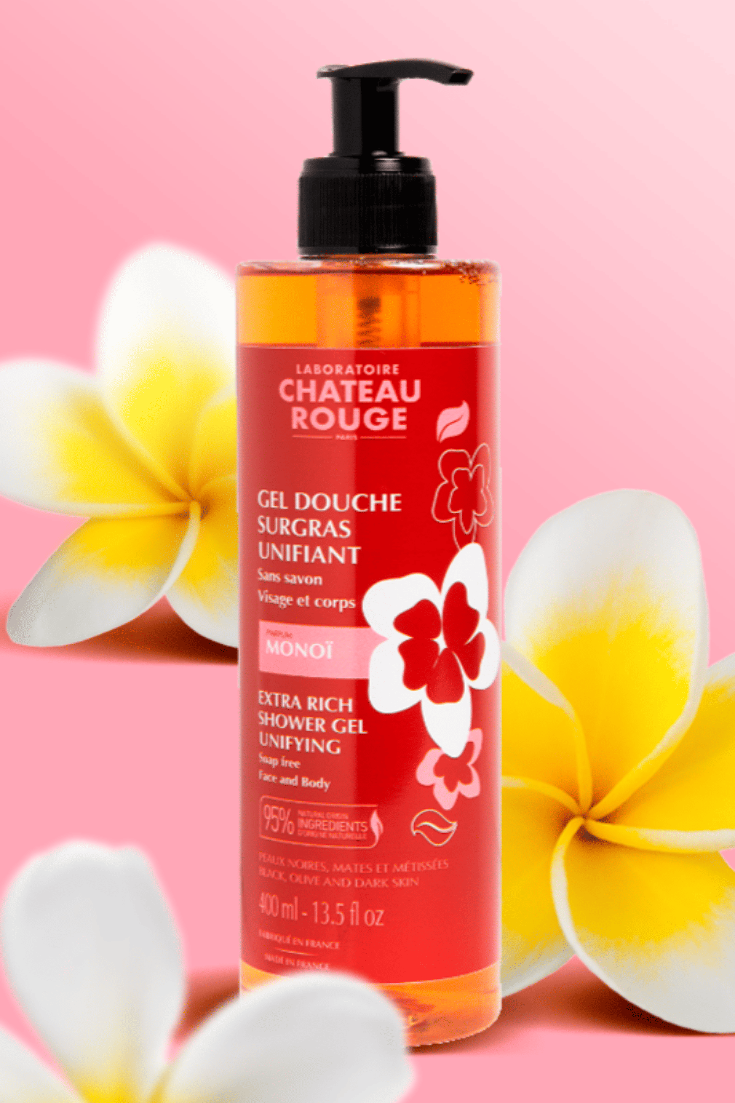 Laboratoire Château Rouge GEL DOUCHE SURGRAS (3 senteurs) Gel Douche Surgras – Nettoyant Nourrissant Peau Sèche Laboratoire Chateau Rouge