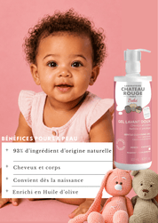 Laboratoire Château Rouge GEL LAVANT BEBE Gel Lavant Bébé – Gel Douche Doux Peau Sensible Laboratoire Chateau Rouge