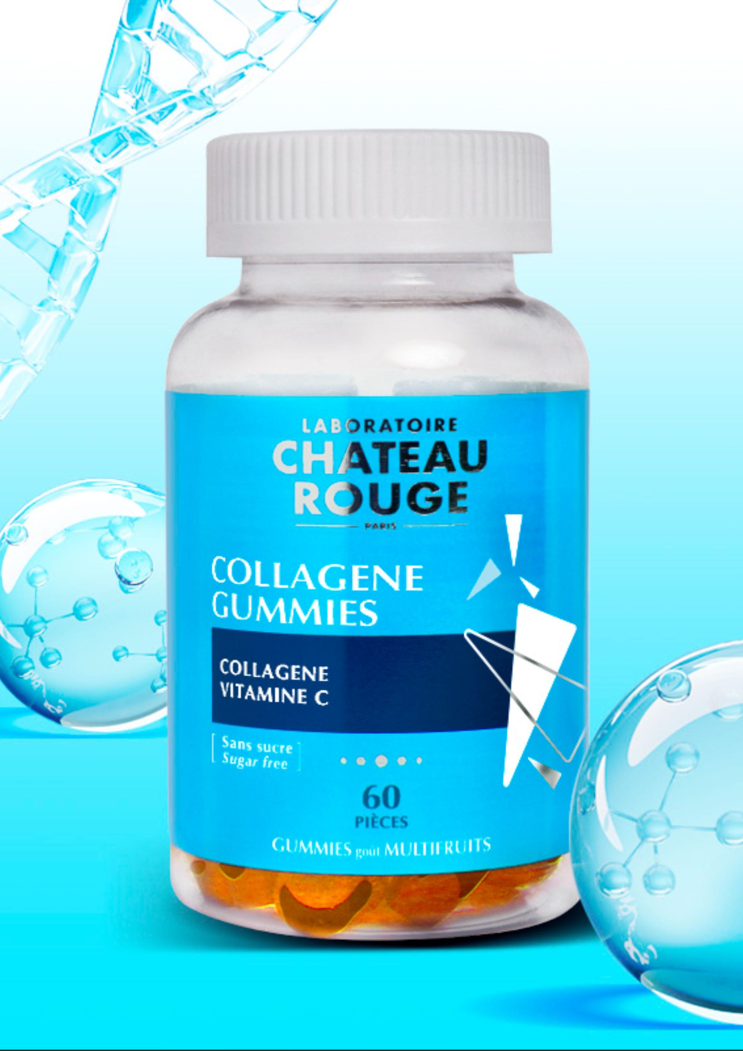 Laboratoire Château Rouge GUMMIES - COLLAGENE Gummies Collagène Marin – Complément Peau Ferme & Éclat Laboratoire Chateau Rouge