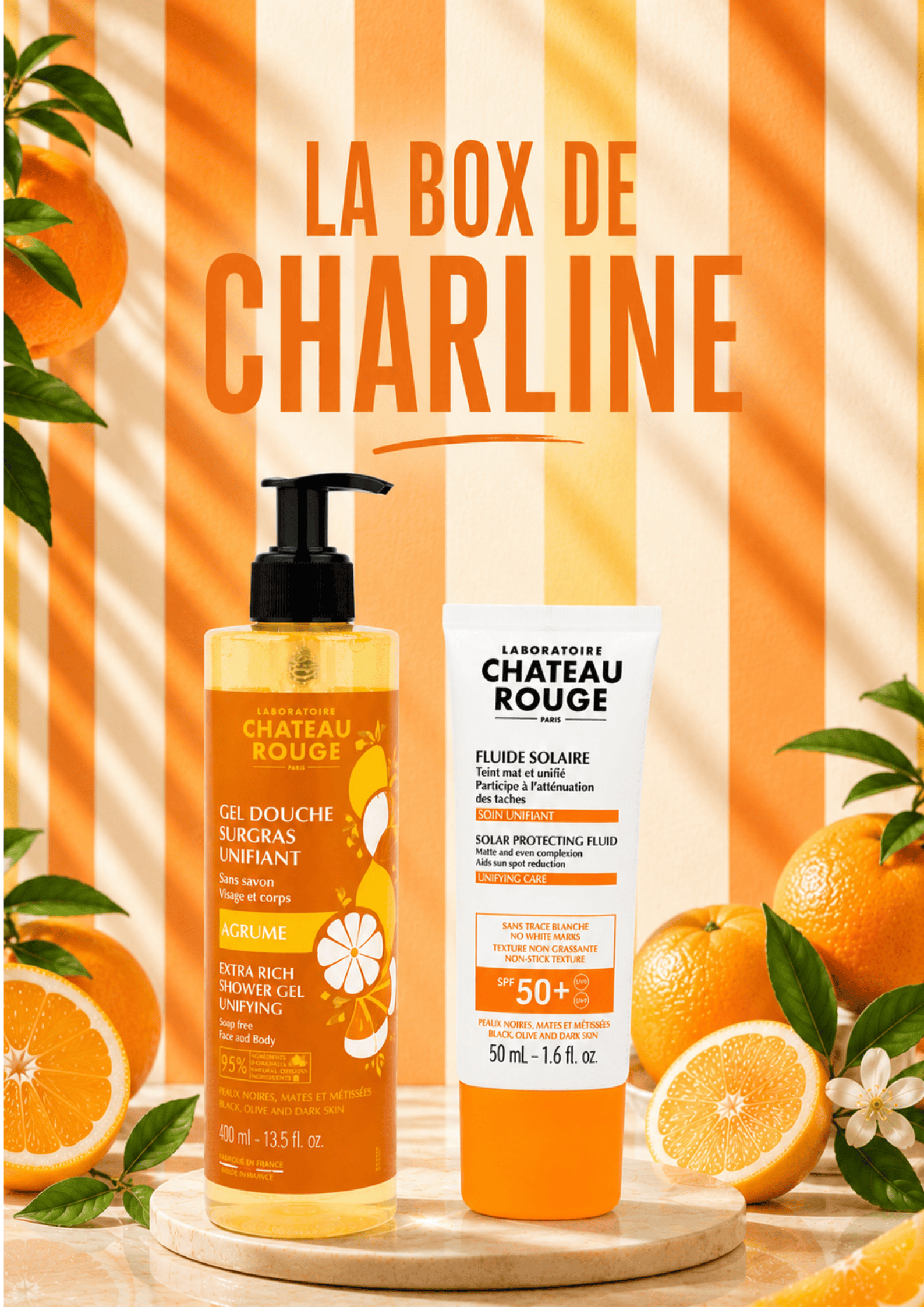 Laboratoire Château Rouge La Boxe Charline Routine de Joanice – Routine Beauté Visage Complète Laboratoire Chateau Rouge