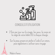 Laboratoire Château Rouge LAIT DE TOILETTE BEBE Lait de Toilette Bébé – Nettoyant Doux Peau Sensible Laboratoire Chateau Rouge