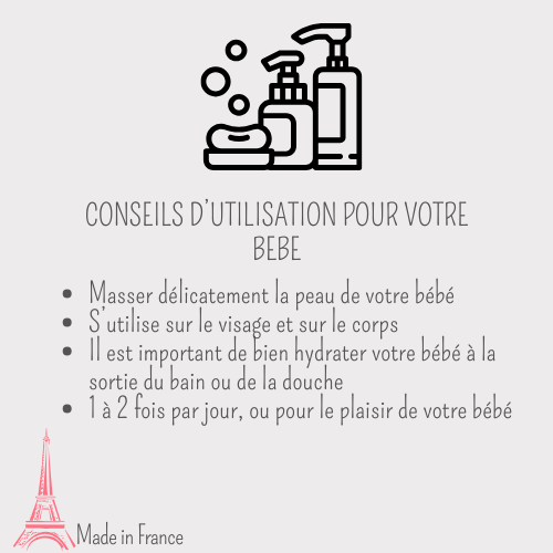 Laboratoire Château Rouge LAIT HYDRATANT BEBE Lait Hydratant Bébé – Soin Doux pour Peau Sensible Laboratoire Chateau Rouge