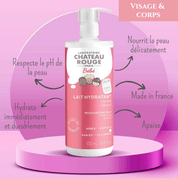 Laboratoire Château Rouge LAIT HYDRATANT BEBE Lait Hydratant Bébé – Soin Doux pour Peau Sensible Laboratoire Chateau Rouge