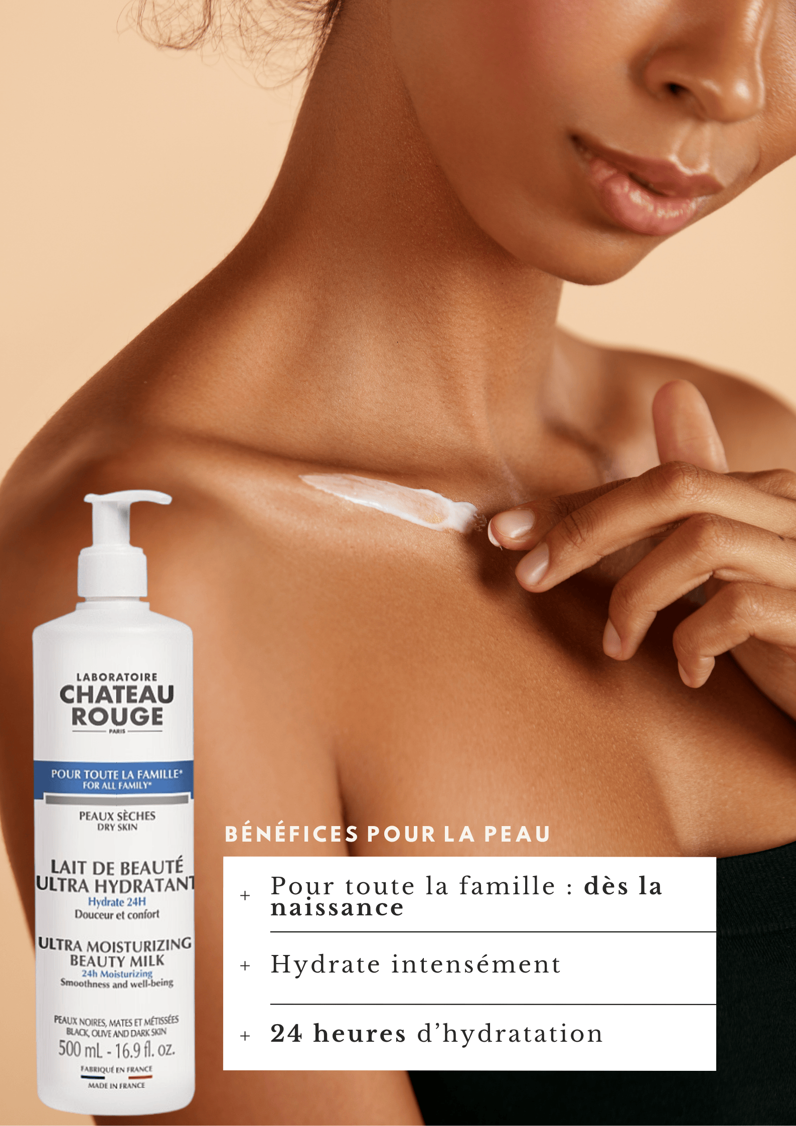 Laboratoire Château Rouge LAIT ULTRA HYDRATANT Lait Hydratant Corps – Soin Ultra Nourrissant & Douceur Laboratoire Chateau Rouge
