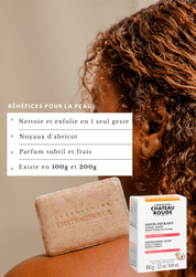 Laboratoire Château Rouge SAVON EXFOLIANT Noyaux d'abricot Savon Exfoliant Corps – Gommage Noyaux d’Abricot Laboratoire Chateau Rouge