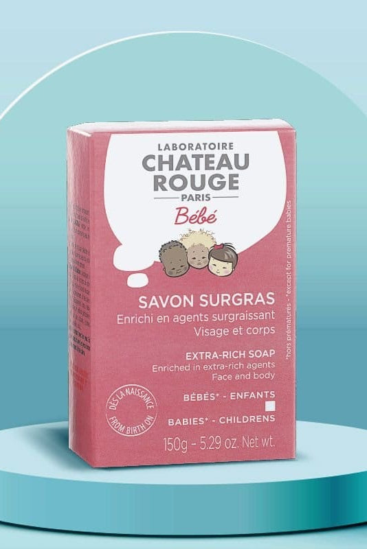 Laboratoire Château Rouge SAVON SURGRAS BEBE Savon Surgras Bébé – Nettoyage Doux Peau Sensible Laboratoire Chateau Rouge