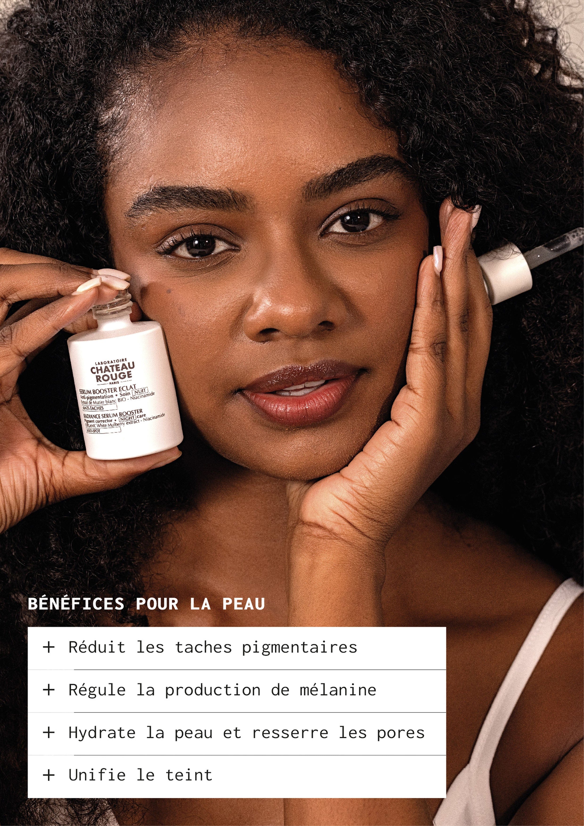 Laboratoire Château Rouge SERUM BOOSTER ECLAT - SOIN NUIT Sérum Nuit Anti-Hyperpigmentation – Booster Éclat & Teint Uniforme Laboratoire Chateau Rouge
