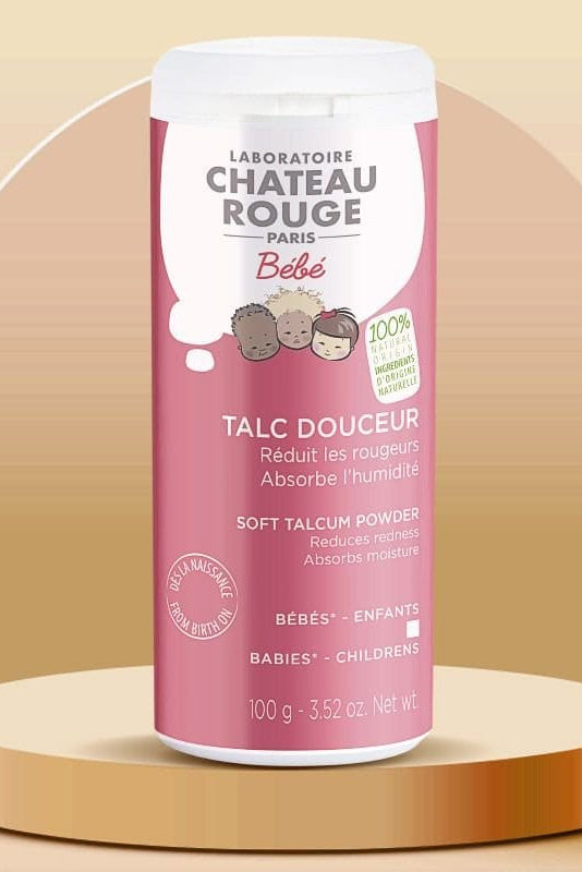 Laboratoire Château Rouge TALC BEBE Talc Bébé – Poudre Apaisante pour Peau Sensible Laboratoire Chateau Rouge