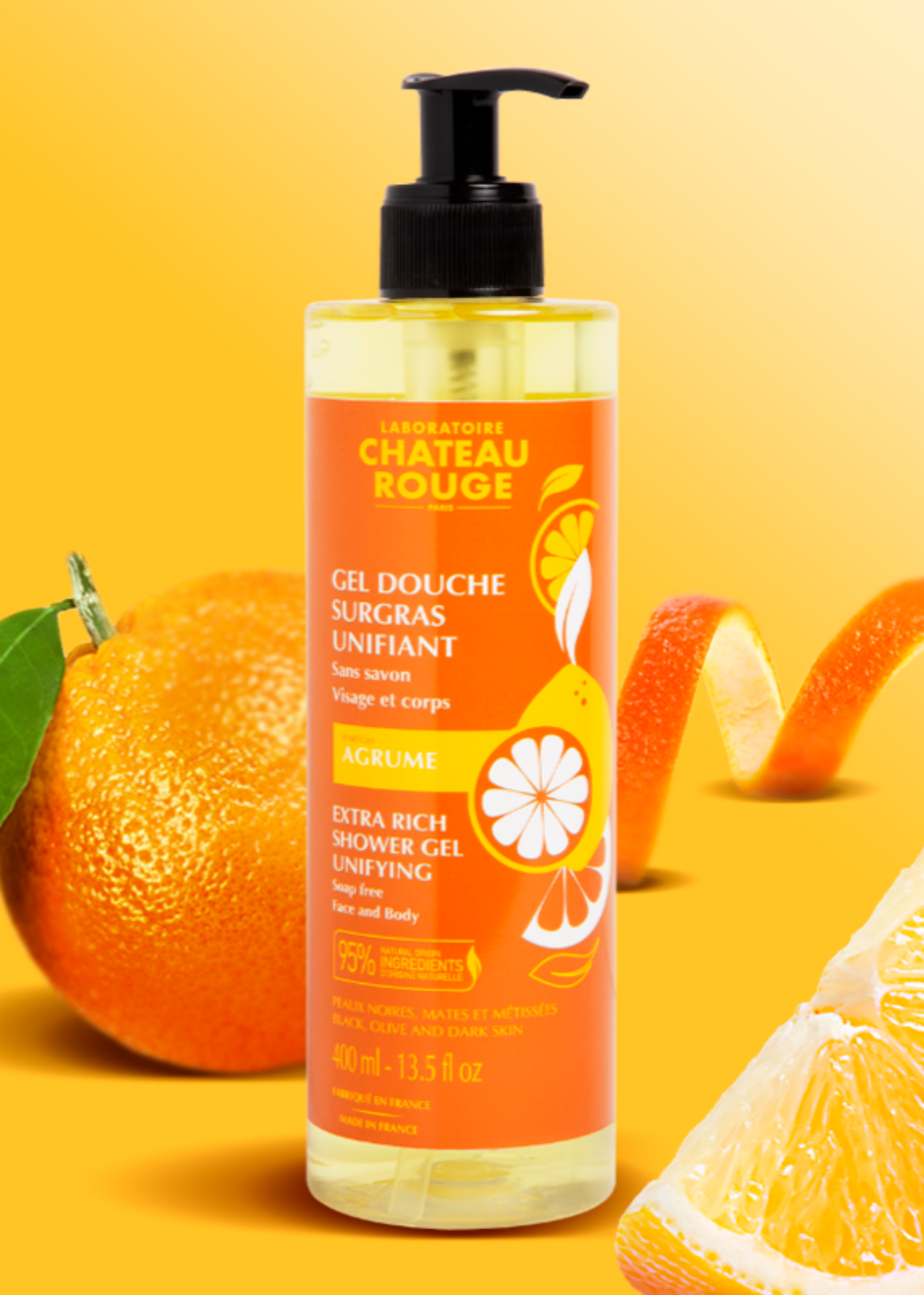Gel douche surgras unifiant 