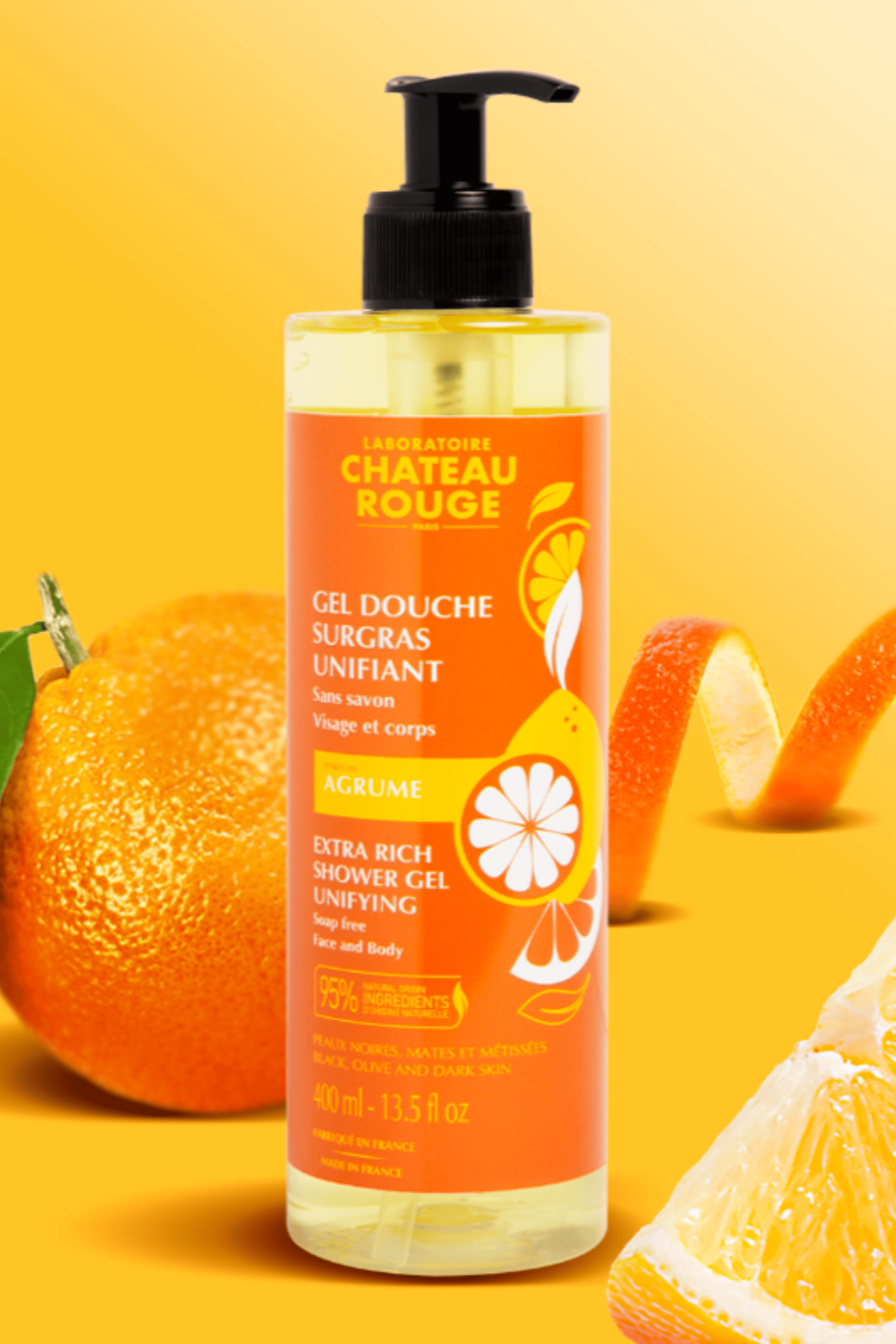 Laboratoire Château Rouge GEL DOUCHE SURGRAS (3 senteurs) Gel Douche Surgras – Nettoyant Nourrissant Peau Sèche Laboratoire Chateau Rouge