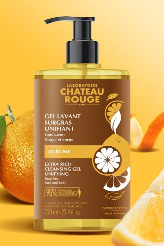 Laboratoire Château Rouge GEL LAVANT (3 senteurs) format familial 750ml Gel Lavant 750 ml – Format Familial Peau Sensible Laboratoire Chateau Rouge