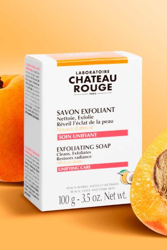 Laboratoire Château Rouge SAVON EXFOLIANT Noyaux d'abricot Savon Exfoliant Corps – Gommage Noyaux d’Abricot Laboratoire Chateau Rouge