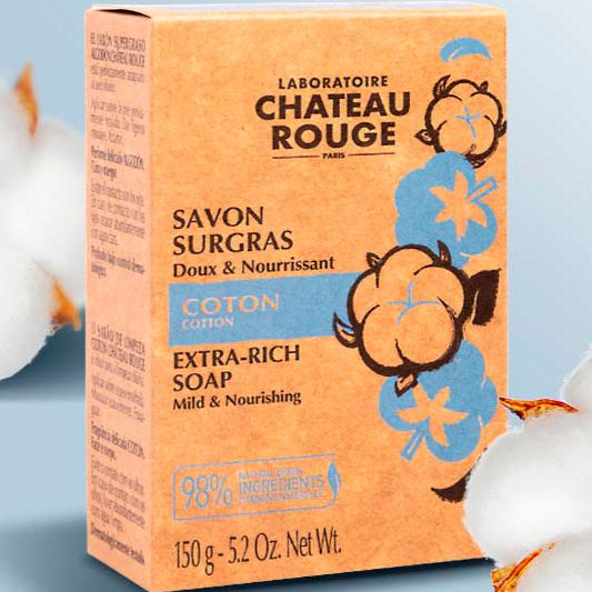 Laboratoire Château Rouge SAVON SURGRAS (4 parfums différents) Savon Surgras Hypoallergénique – Nettoyant Doux Peau Sensible Laboratoire Chateau Rouge